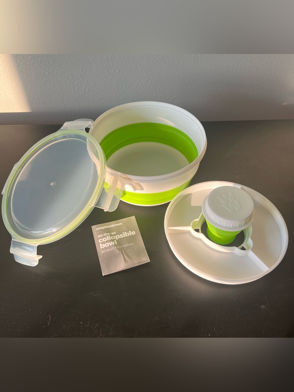 NEW Weight Watchers On-The-Go Collapsible Bowl